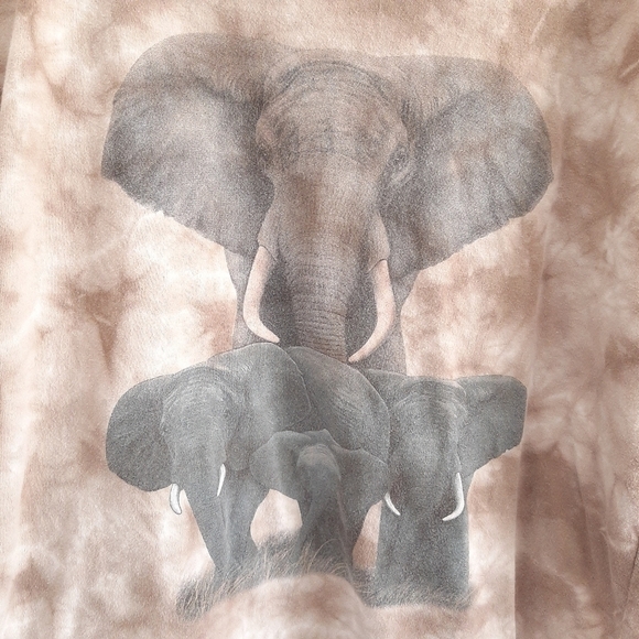 Rock Eagle Vintage Tie Dye Animal Print t-shirt size 10-12 years - Picture 3 of 10